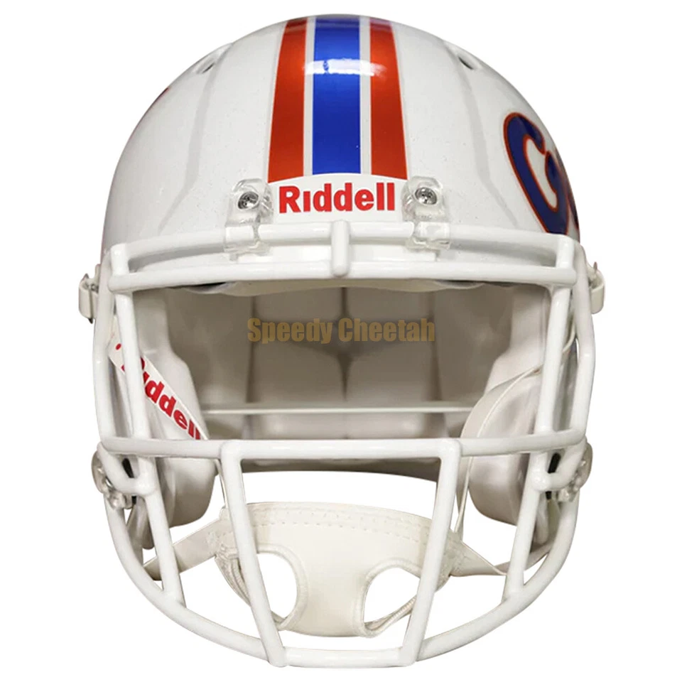 Florida Gators Chrome Decal White Speed Full Size Authentic Football Helmet - Image 3 of 4