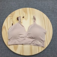 DKNY Womens Adjustable Starps Wirefree Wireless Seamless Bra X-Large Size Beige