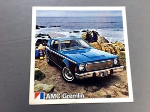 1975 American Motors AMC Gremlin Hornet Matador Vintage Sales Brochure