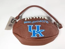 Yima Football Shaped Purse Hand Bag Brown Kentucky Wildcats NCAA College