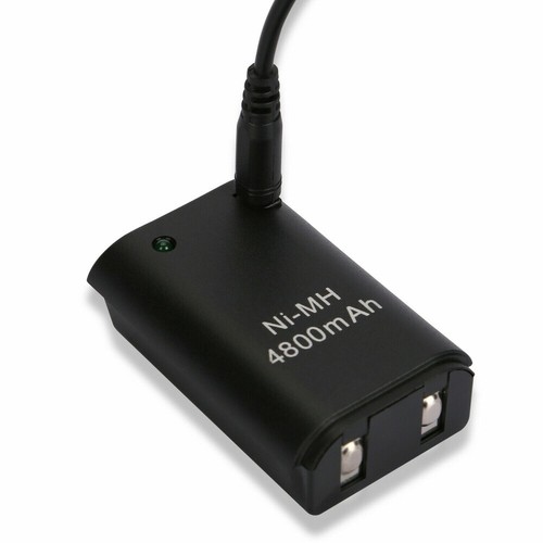 1/2PCS for Xbox 360 Controller Rechargeable Battery Pack with USB Charger Cable - Picture 5 of 12