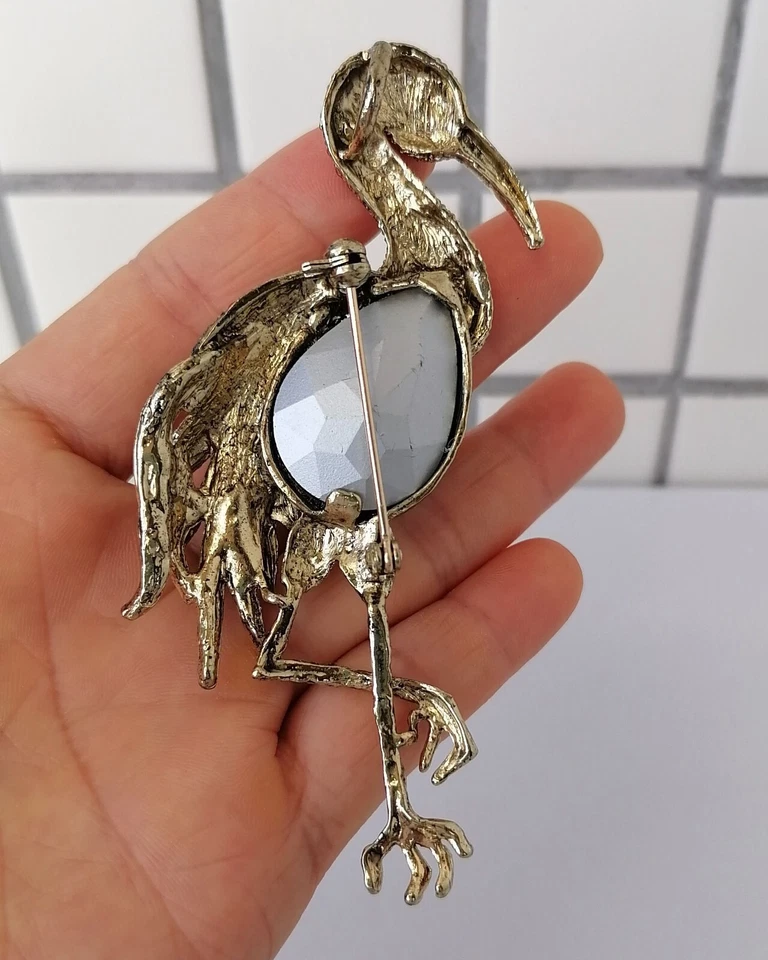 Broche Pin Colgante Multicolor Cristal Austríaco Animal Flamenco 06620C16 Foto 3 de 3