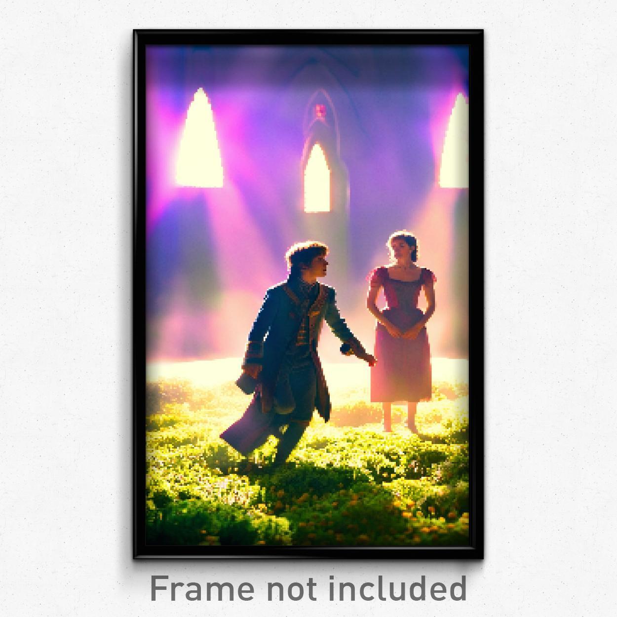 8-Bit Psychedelic Pixel Art Poster - Enchanting Pound Trippy Gamer Print