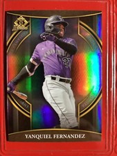 2023 Bowman Chrome Bowman Invicta #BI-5 Yanquiel Fernandez Colorado Rockies