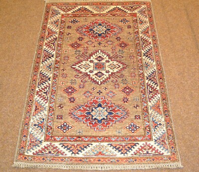 Handgeknüpfter Orientteppich Ariana-Kazak aus Afghanistan Nr.78513 136x93cm