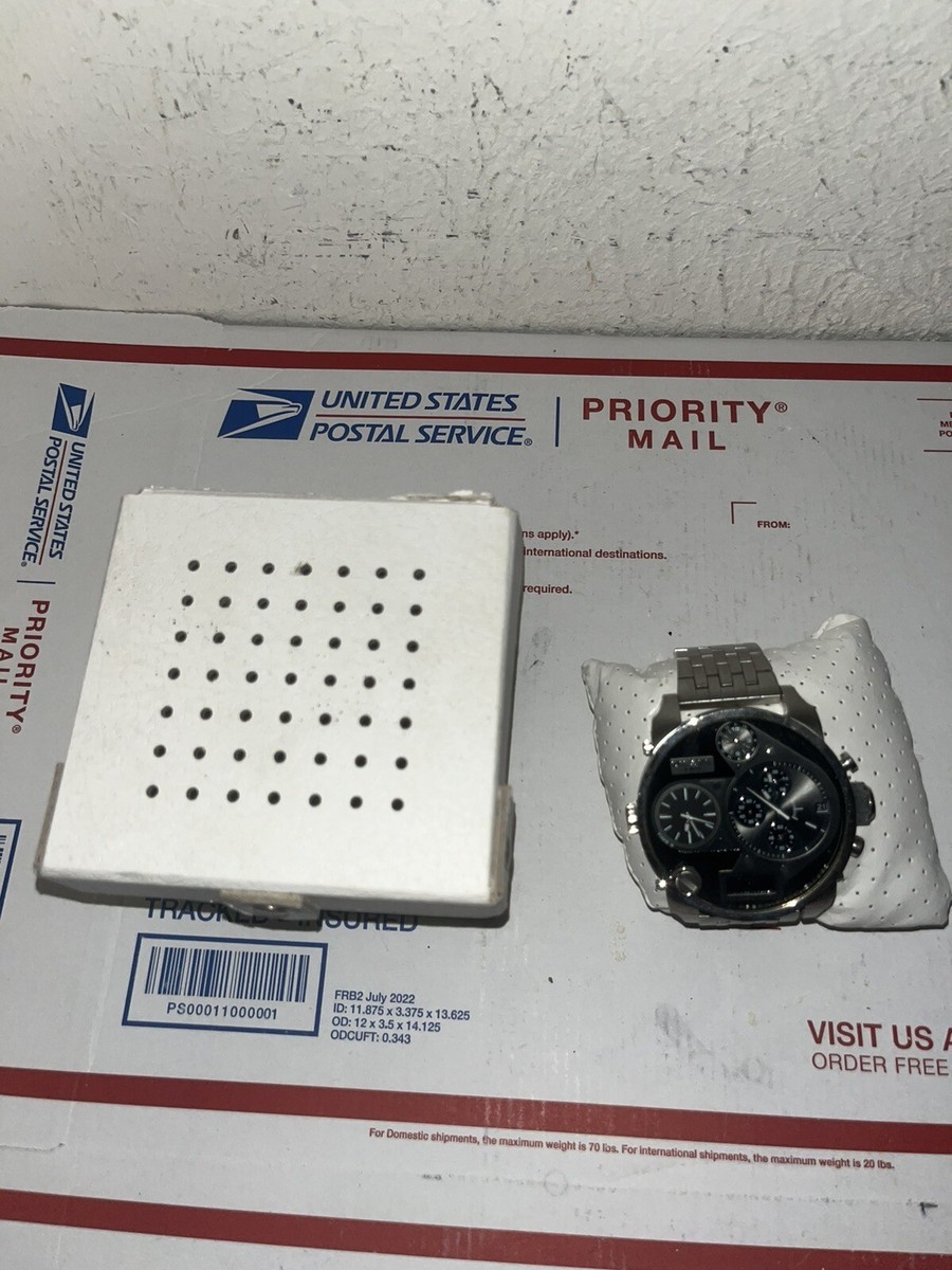 Diesel Oversized Time Zone Chronograph Stainless Steel Men's