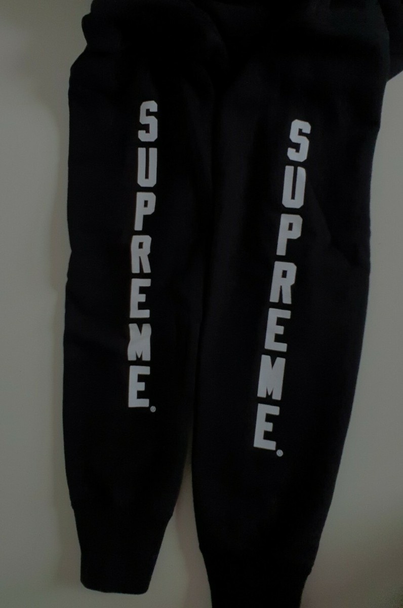 Hoodie Supreme Metallic Rib Sweatpant Black SS16 Supreme Antihero