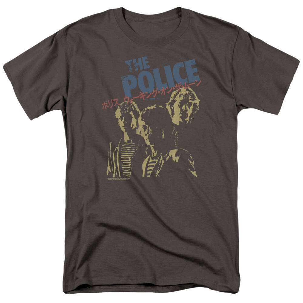 The Police Japanese Poster T-Shirt Mens Band Tee Licensed