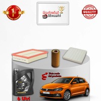 Set Service 3 Filter Und ÖL VW Polo VI Aw 2.0 Gti 147KW 200CV Von 2017-