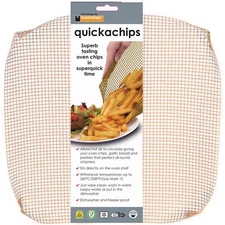 Quickachips - Mesh Oven Tray - Reusable - Brown/Natural 33 x 33 CM
