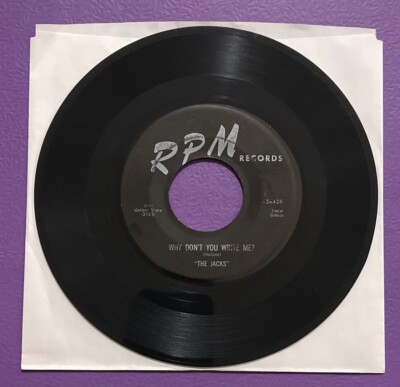 THE JACKS WHY DON'T YOU WRITE ME? /  MY DARLING ORIGINAL RPM 45 RPM RECORD