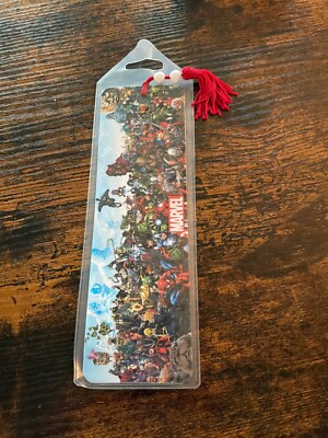 Marvel Universe Characters Lineup Premier Bookmark Multi-Color NEW