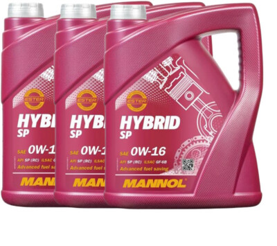 3x5 LITER MANNOL HYBRID SP MOTORÖL 0W-16 NISSAN TOYOTA MITSUBISHI HONDA 0W16