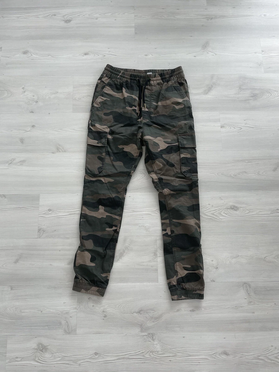 H&M Divided Men's Camo Cargo Pants Size 30