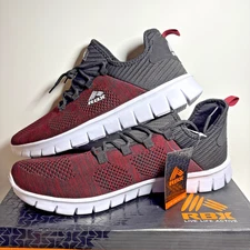 RBX Live Life Active Men’s Shoes – Burgundy/Black – Size 13M – Style IKE-KTL