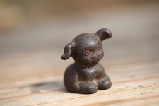 Vintage Original Hubley Hines Cast Iron Puppy Dog Paper Weight