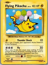 Flying Pikachu Secret Rare XY - Evolutions 110/108 LP on eBay