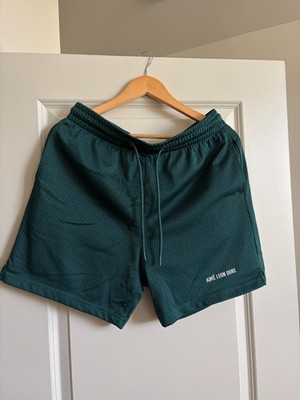 Aime Leon Dore ALD Logo Gym Shorts Botanical Green Medium M Mesh