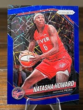 2025 Panini WNBA Prizm Blue Velocity Prizm #54 Natasha Howard Indiana Fever