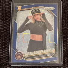 2025 Panini Prizm WNBA- Blue Velocity #142 Sarah Ashlee Barker RC- LA Sparks