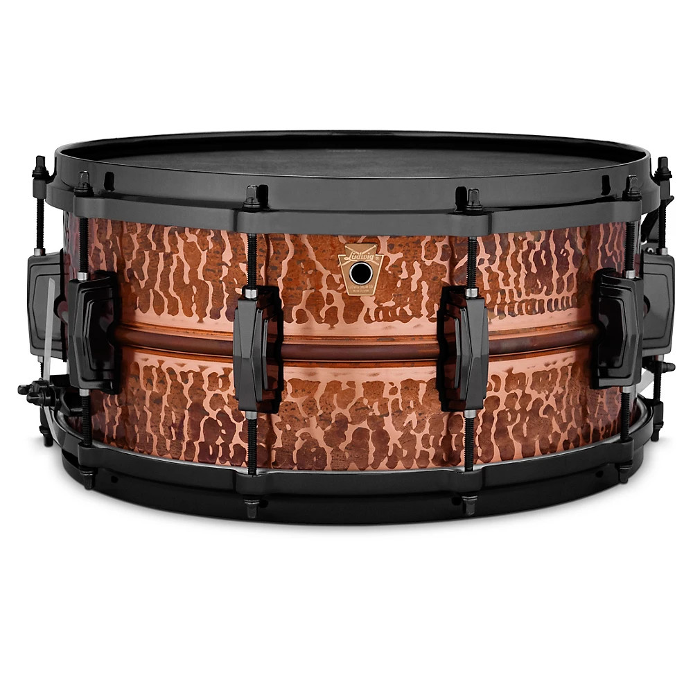 Ludwig Hammered Raw Polished Copper Snare Drum - 14 x 65 in 183890₽