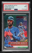 2022 Panini Donruss Optic Green Dragon Prizm 54/99 Byron Buxton PSA 9 MINT 0s2w