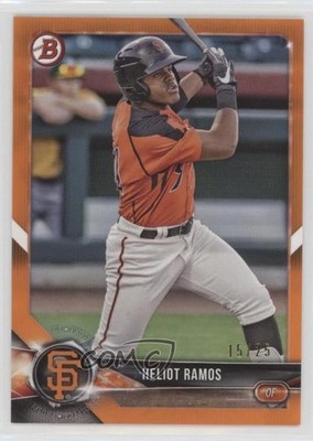 2018 Bowman Prospects Orange 15/25 Heliot Ramos #BP143 0cx3