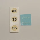 Dinky Toys 239 Vanwall Racing Logo & RN#35 Pre-cut Waterslide Decals