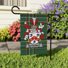 Bandera de jardín McDermot Irish Family Crest