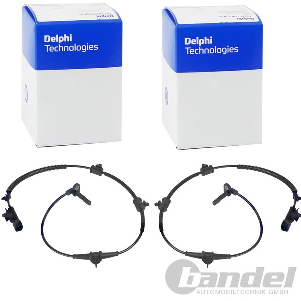 2X Delphi ABS-SENSOREN Vorne Vorne Passend FÜR Chevrolet Cruze Orlando Volt-image