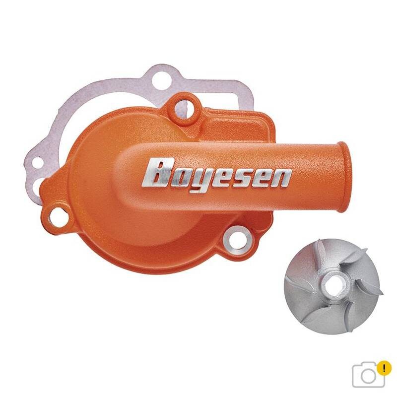 Couvercle de pompe à eau alu Boyesen SuperCooler orange de qualité supérieure