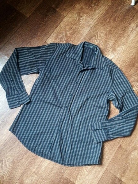 Men Pal Zileri Shirt Black Cotton 36 / S / 44