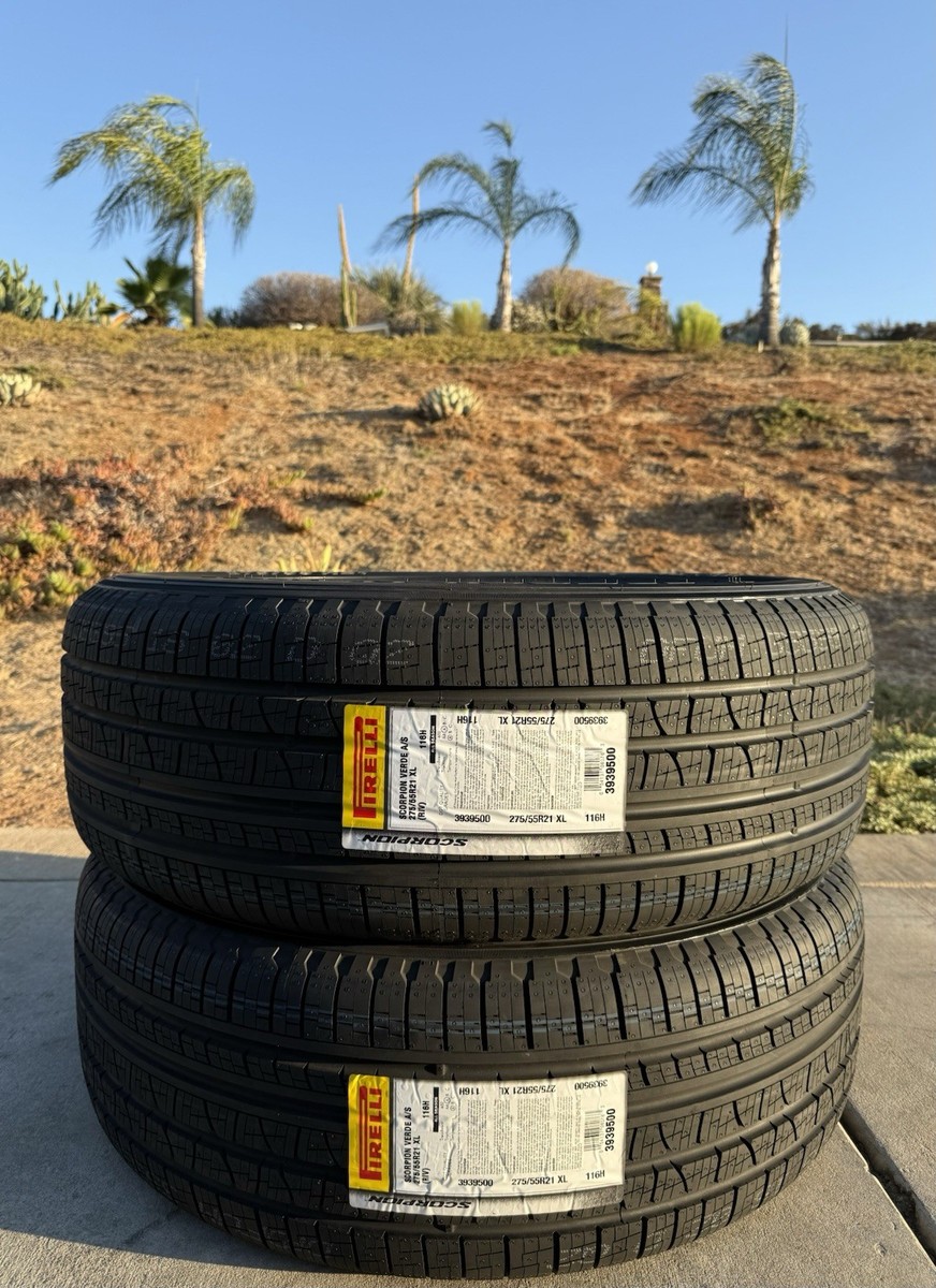 ONE BRAND NEW 275/55R21 116H Pirelli Scorpion Verde A/S All Season