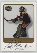 2001-02 Fleer Greats of the Game Auto Richard Brodeur Auto n8a