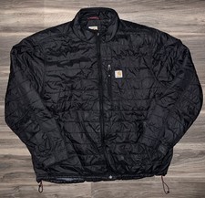 Carhartt Gilliam Jacket Mens XL Black Quilted...