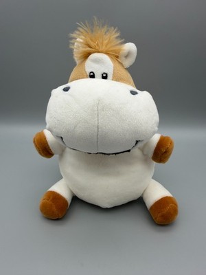 Cuddle Barn Horse Plush 8'' Stuffed Animal Shaggy Mane Tail Super Soft Pony