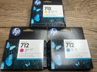 Zestaw atramentów HP 712 DESIGNJET, T650 T630 T230 T210 Drukarki żółty purpurowy cyjan 2026