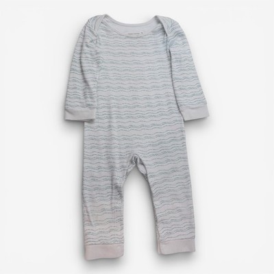 Einzelstück, von Babys With Love weißer Schlafanzug mit grün S, 6-12 Monate 1034...