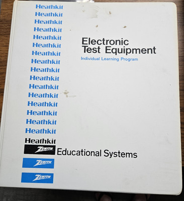 Vintage Heathkit Educational Systems ELECTRONIC TEST EQUIPMENT PART 1