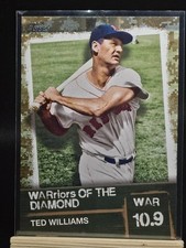 Ted Williams🔥2020 Topps🔥WARriors of the Diamond🔥Gold Camo #'d /50🔥 Red Sox🔥