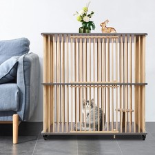 Cat House, Wooden Large Cat Villa, Cat Cage