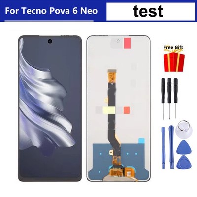 For Tecno Pova 6 Neo TFT LCD Display Touch Screen Digitizer Assembly Replace