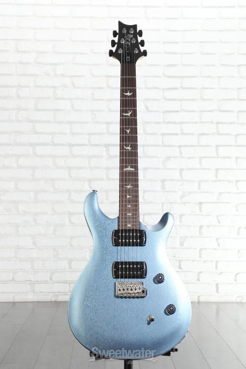 PRS SE CE 24 Standard Satin Electric Guitar - Ice Blue Metallic