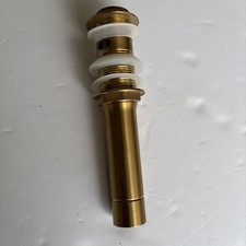 Faucet Stopper pop up Gold / Bronze Standard Size. Easy Clean Drain.