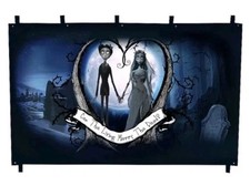 The Corpse Bride Warner Brothers Licensed Backdrop Photos Party 7.8ft Wide NEW