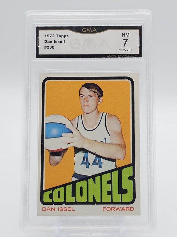 DAN ISSEL 1972-73 TOPPS BASKETBALL #230 COLONELS GMA 7 Q7188