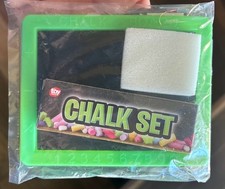    Neon Mini Chalkboard set with chalkboard    chalk, and eraser Pad - Lot Of 10