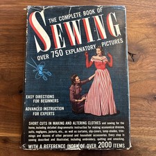 VTG The Complete Book of Sewing 1943 Hardcover by Constance Talbot 1st Edition