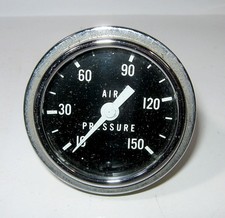 Vintage Stewart Warner 826374 Air Pressure Gage Made In USA