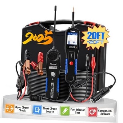  V200 Pro Automotive Power Circuit Probe Tester Breaker Finder Tool, 12/24V 